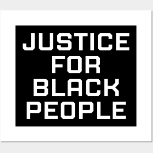 Justice for black people, black history, black lives matter Posters and Art